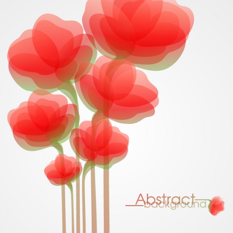 free vector Beautiful flowers illustration background pattern 05 vector